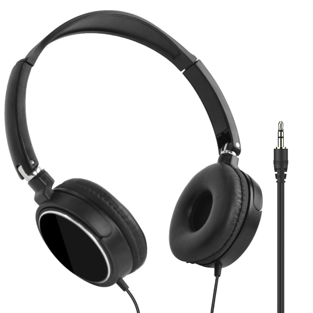 3.5Type-C/MM Wired Headphones Foldable Adjustable Headset Bass Stereo Earphones For Pc Mp3 Mobile Headphones With Noise Cancel