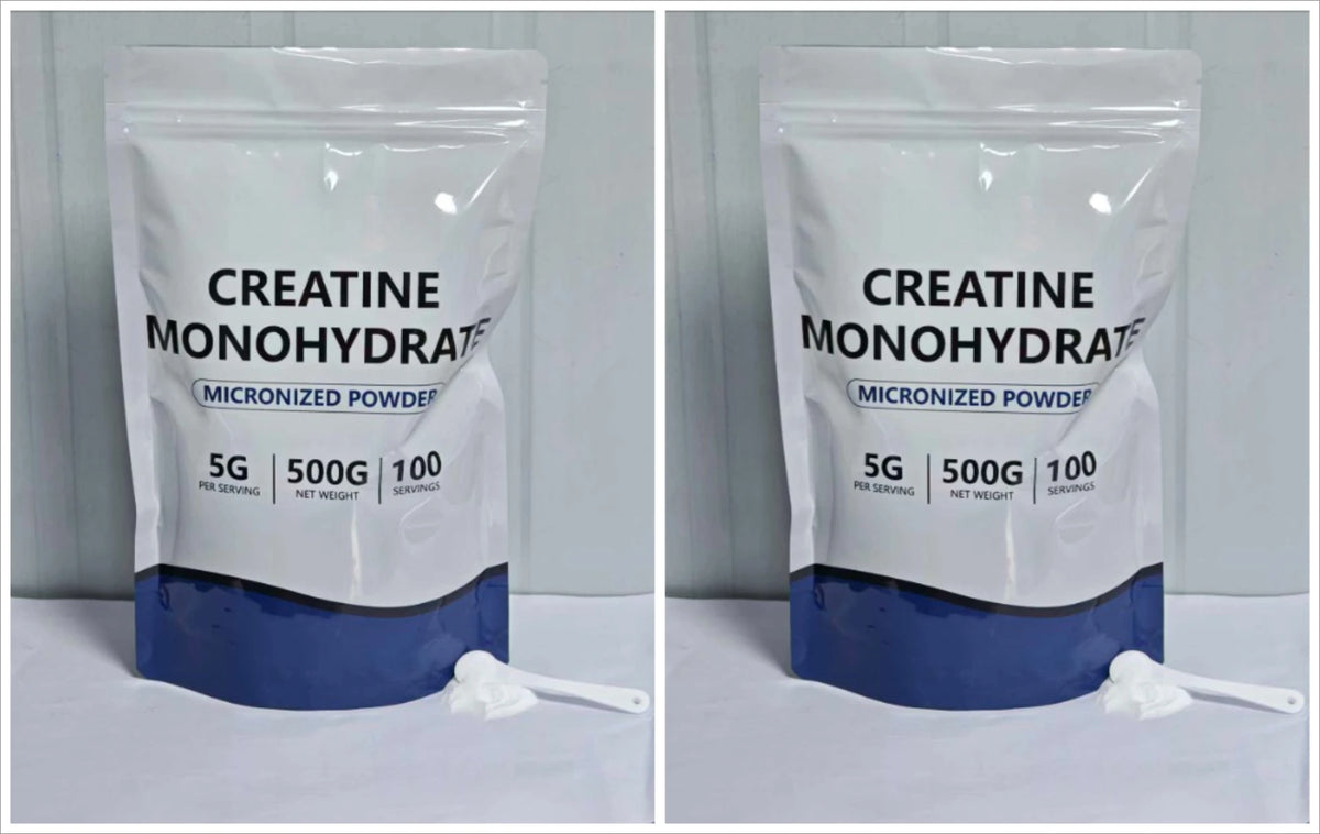 Creatine Monohydrate Micronized Powder Unflavored 5g 500g 100 Servings Third-Party Tested Performance Recovery Support GMO-Free