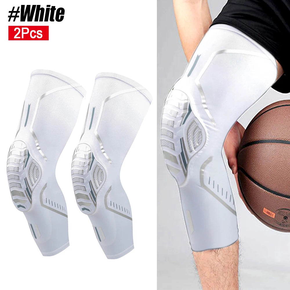 2Pcs/Pair Sport Crashproof Knee Support Pad Elbow Brace Arm Leg Compression Sleeve Outdoor Basketball Football Bicycle Protector