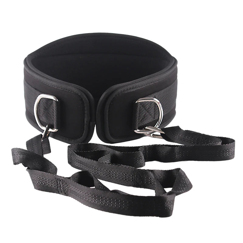 Black Dip Belt for Pull Up and Squat,Waist Support,Neoprene Lumbar Brace,Weightlifting Strength Training,Bearing 300lbs