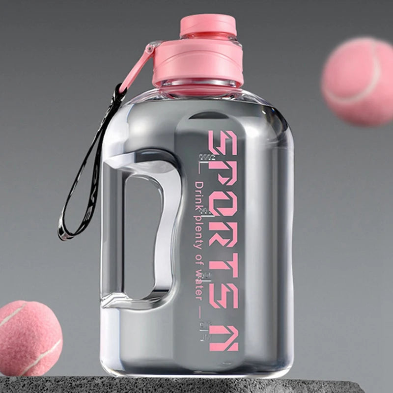 2.7/1.7LSport Water Bottle Super Large Capacity Accurate Calibration Water Kettle Fitness Gym Hiking Travel Leak Proof Water Jug