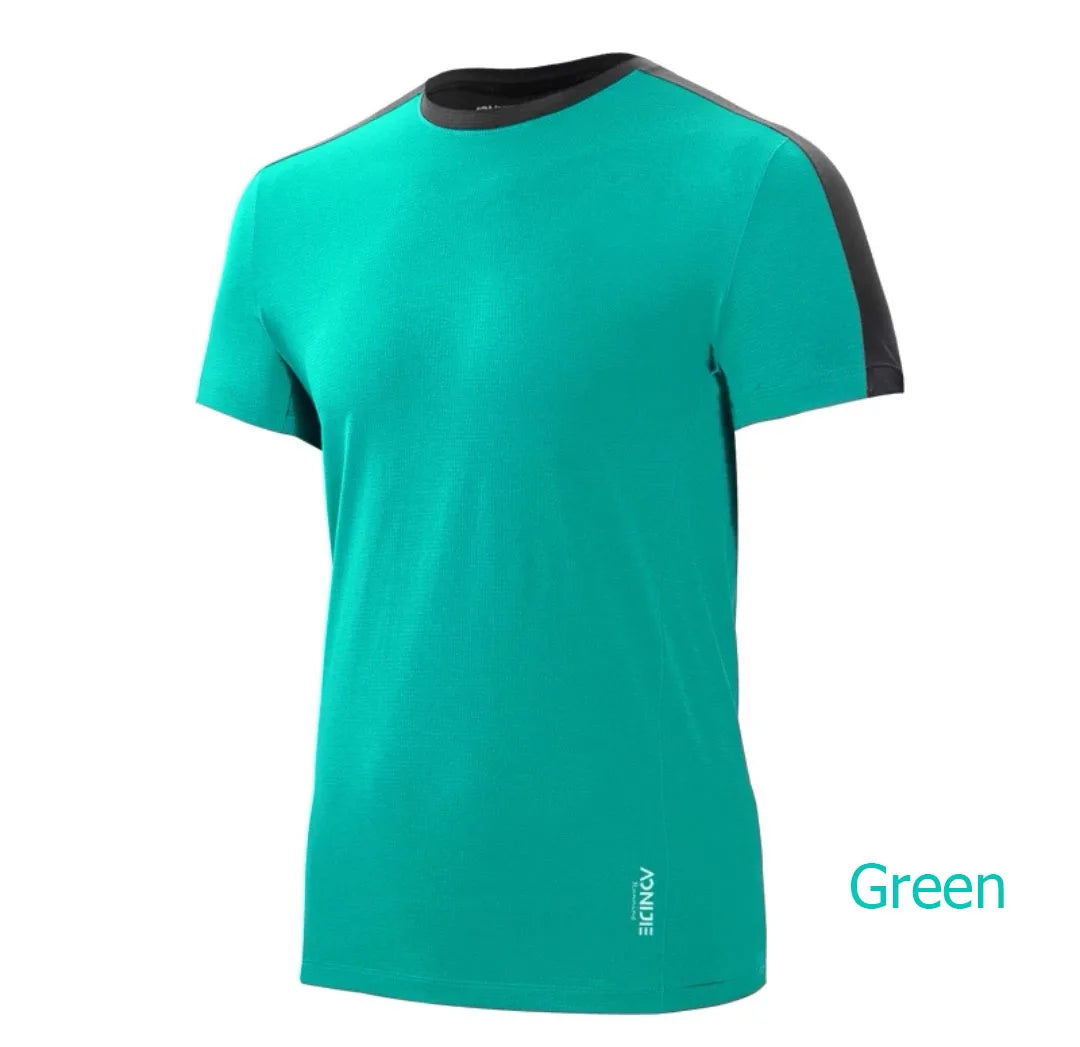 AONIJIE FM5122 Man Male Lightweight Sports Quick Drying T-Shirts Short Sleeve Tops Tee Shirt For Running Daily Gym
