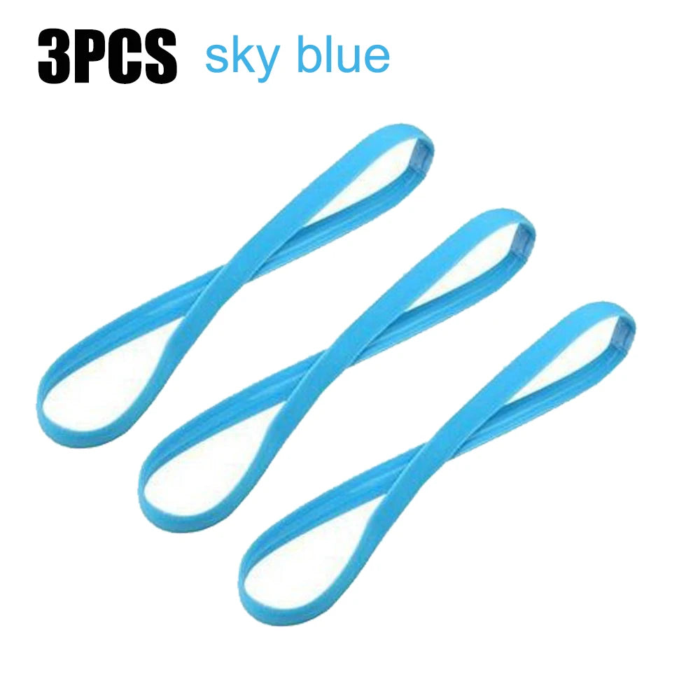 12 Pcs Thin Elastic Headbands Non Slip Sport Sweatbands for Running Soccer Basketball Cycling Workouts Gym Tennis Hiking Volleyb