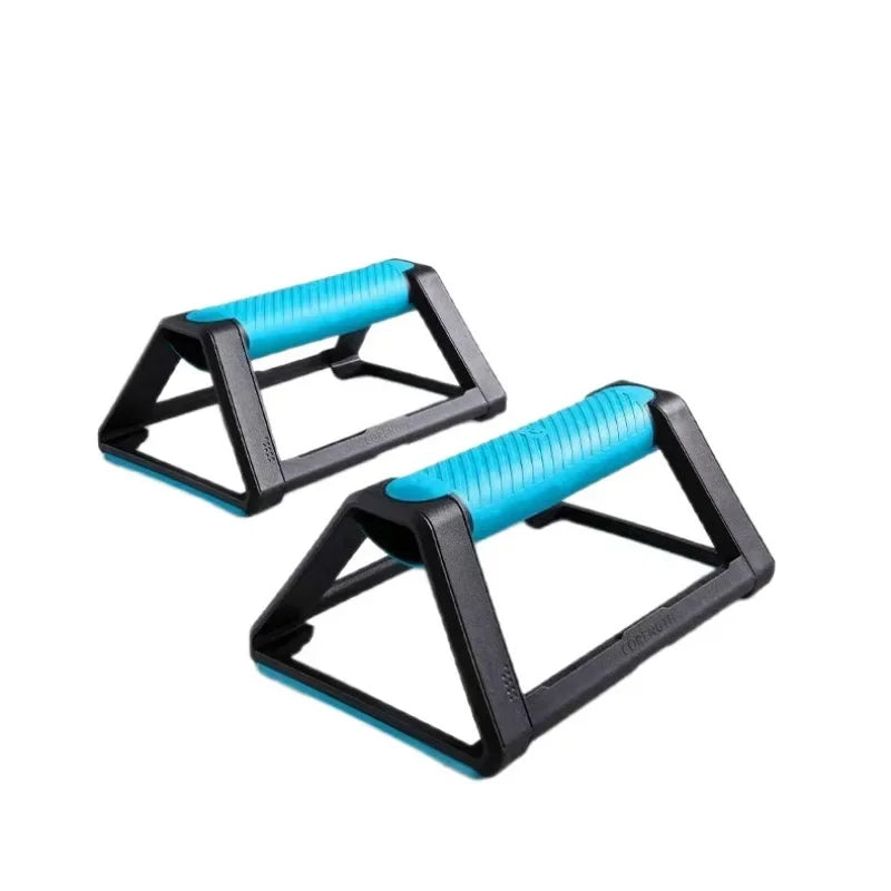 2Pcs Push-Up Bar Stand Fitness Training Anti-slip Fitness Strength Training Triangle Plank Push-up Support Grip Handle