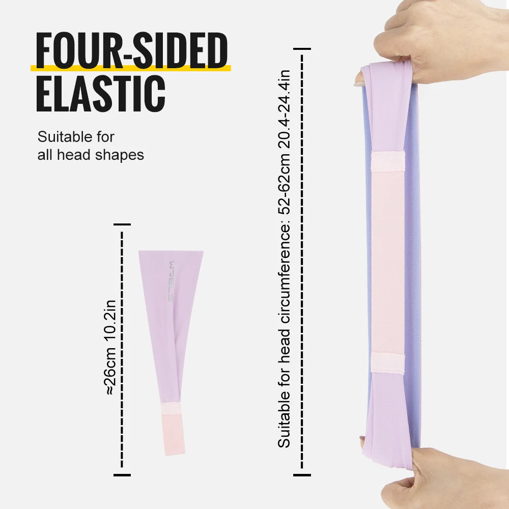 WRELS Outdoor Sports Headband Fitness Hair Bands Man Woman Hair Wrap Brace Elastic Cycling Yoga Running Exercising Sweatband