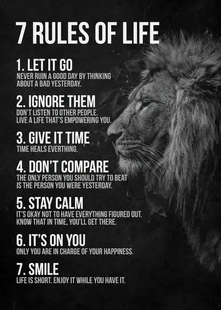 Inspirational Lion Success Quote Canvas Print Motivational Wall Art for Office Living Room Decor Uplifting Animal Poster for