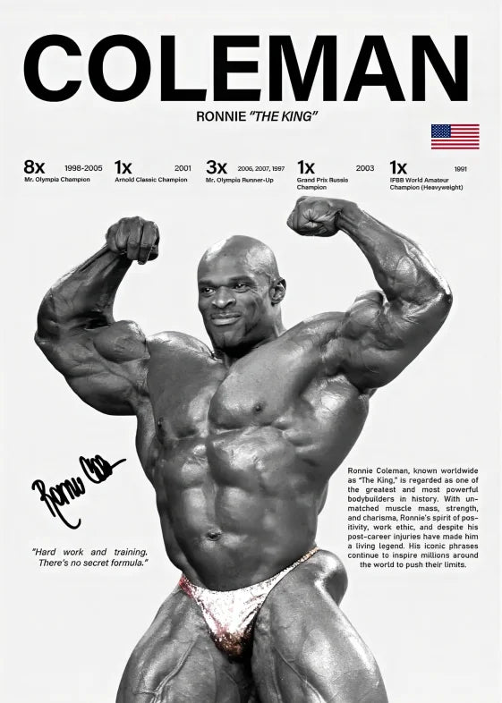 Bodybuilding Athlete Poster And Prints Gym Motivation Wall Art Haney Zane Yates Dauda Cutler Walker Signature Canvas Painting