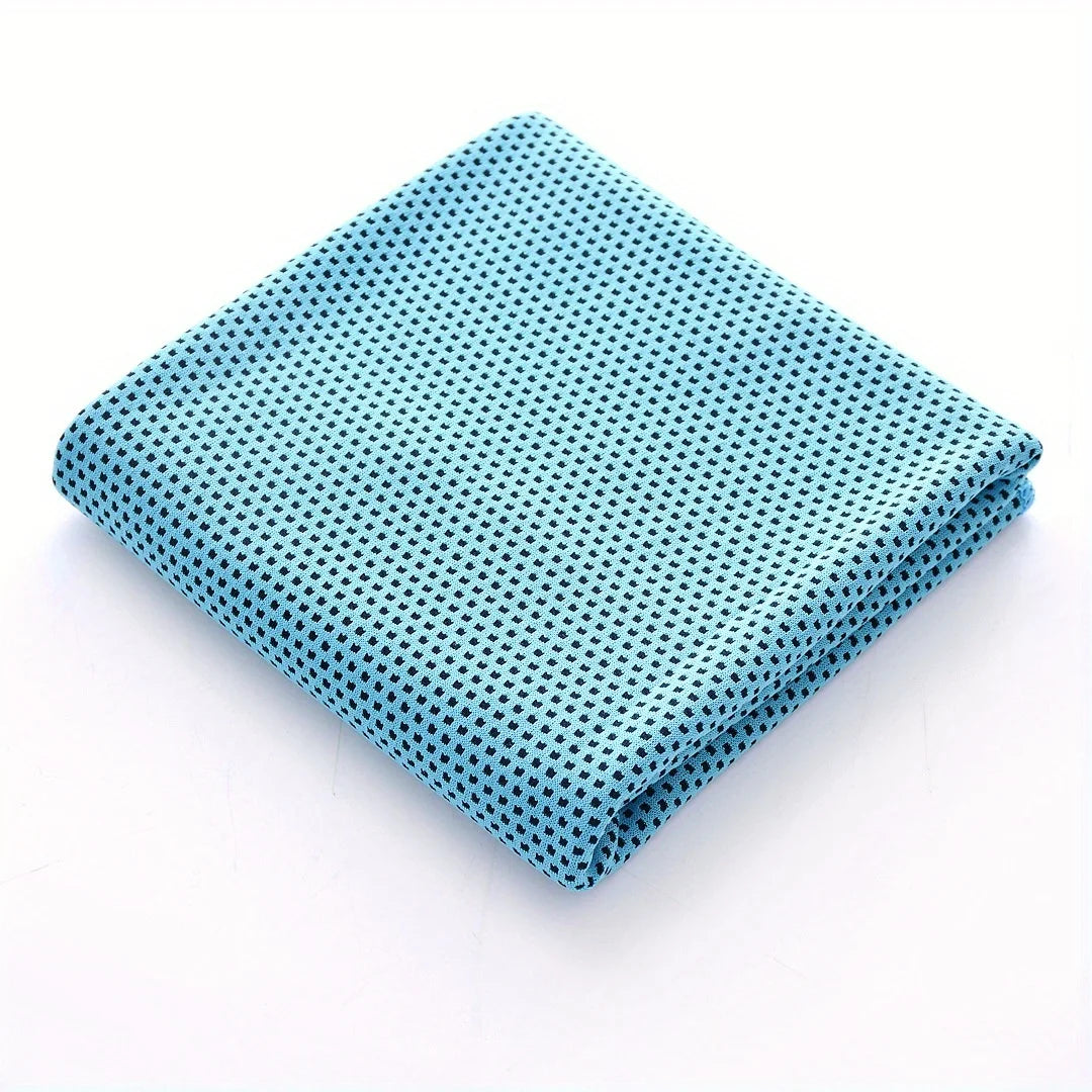 1pc Cooling Sports Towel, Sweat Absorbent & Quick Dry, Suitable as Cool Rags for Neck Cooling Wrap,Cooler, Cold Towel