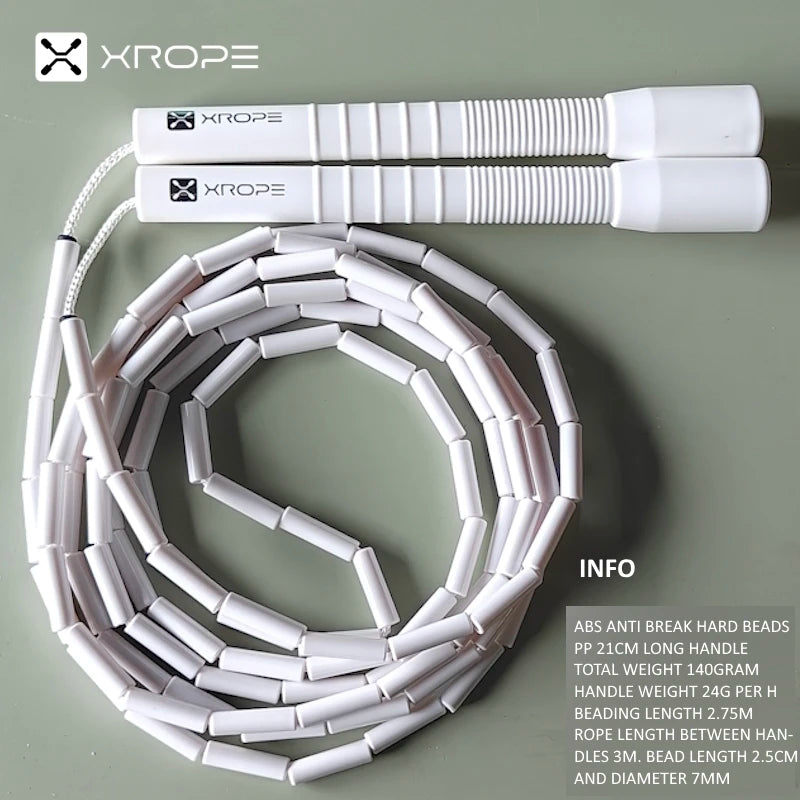 RA handle jump rope pvc rope bead rope abs pp material exercise nevertoolate hard beads alloy rope tpu rope anti cold