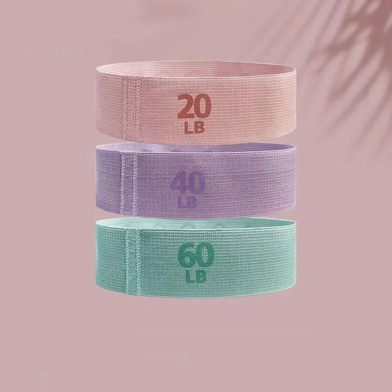 Fabric Elastic Bands Fitness Resistance Bands Yoga Pilates Hip Circle Expander Bands Gym Training Loops Yoga Workout Equipment