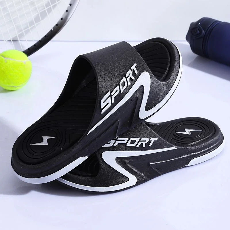Male Slipper Indoor Slip-resistant House Slides Flat Walk Around Home Men's Shoe Trend 2025 Eva Cheap Shoes Liquidation Adult