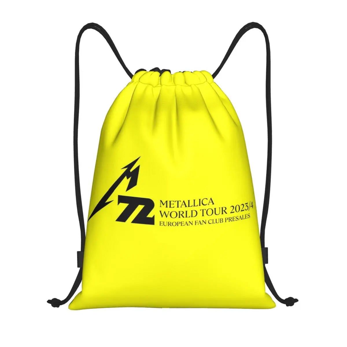 Metallicas M72 Word Tour Backpacks Multi-function Drawstring Bags Sports Bag Book Bags for Travel Students