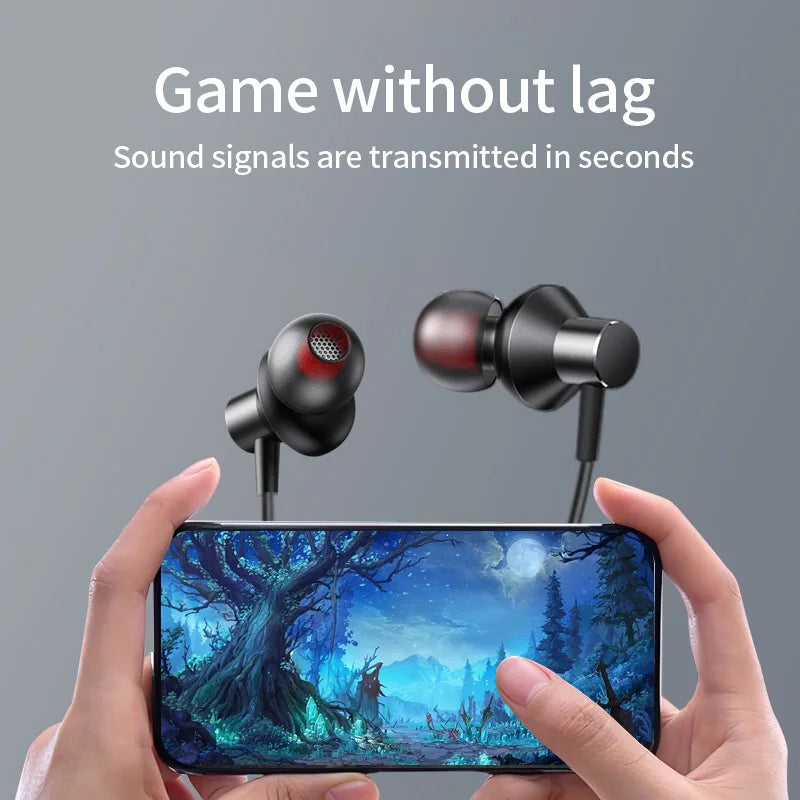 Neckband Wireless Sports Headset Compatible With All Mobile Phones Suitable For Students Boys And Girls Birthday Gifts