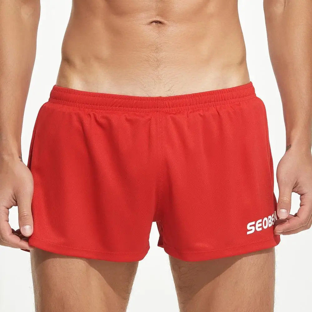 SEOBEAN Men's Quick-Drying Loose Summer Shorts Breathable Gym Fitness Workout Beach Casual Daily Wear Pants