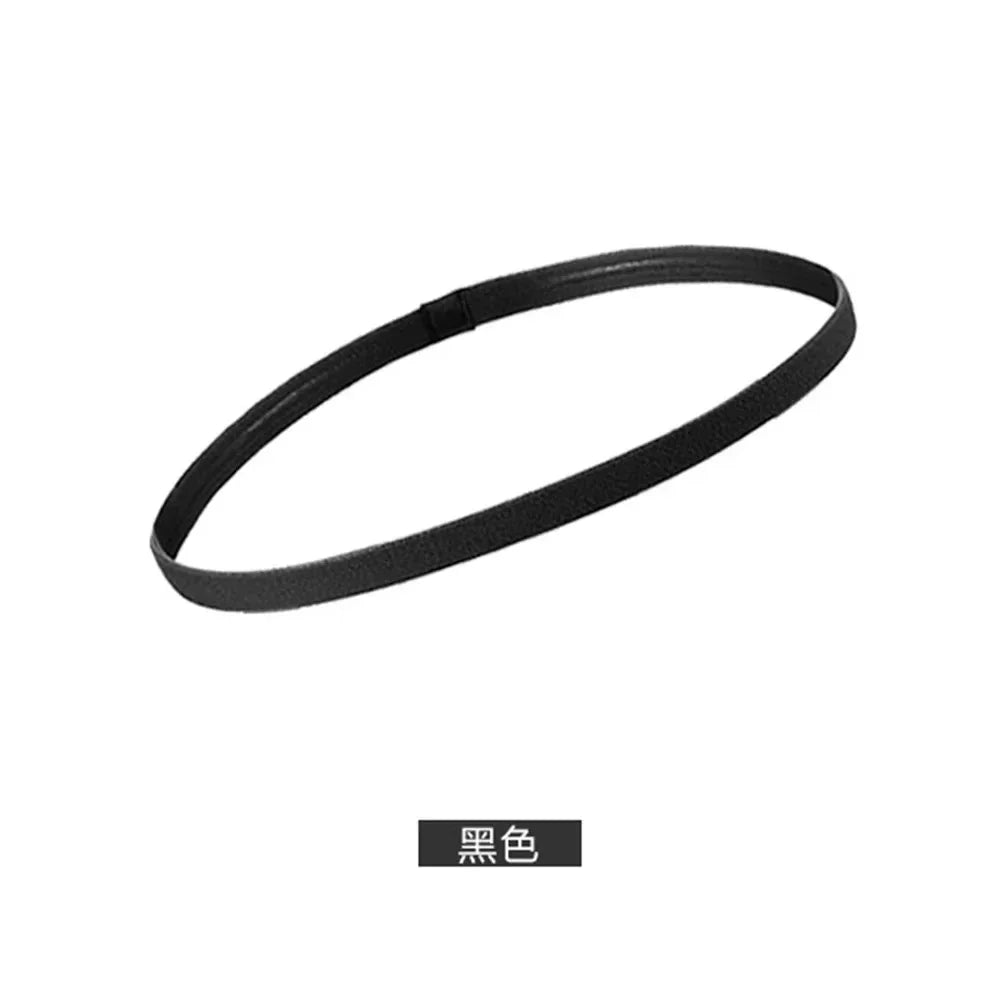 1/5pcs Candy Color Women Men Yoga Hair Bands Sports Headband Girls Sport Anti-slip Elastic Rubber Sweatband Football Running