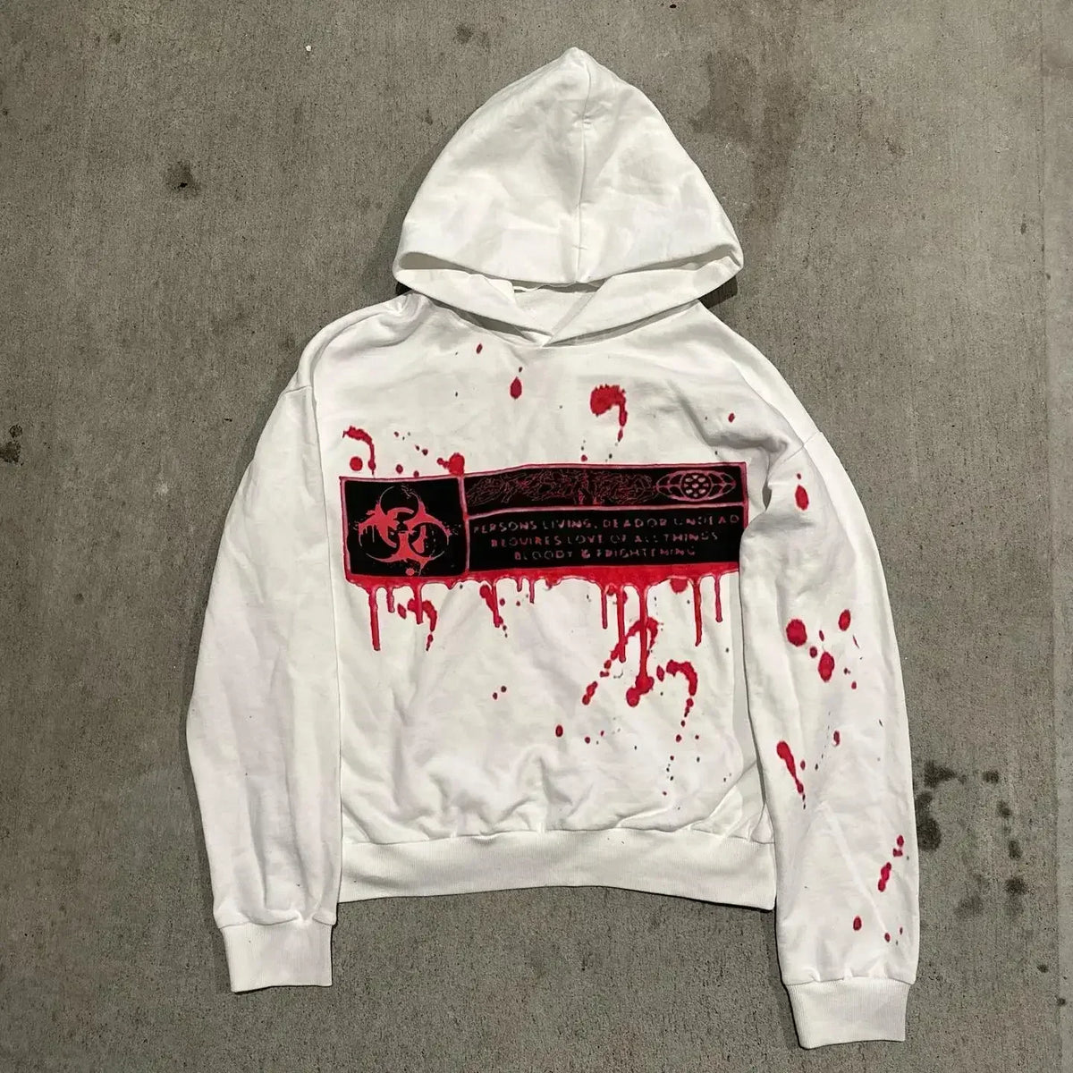 Drolandmiller Death Forest Hoodies Women Goth Streetwear Tops Grunge Punk Harajuku Sweatshirt Oversized Hoodie Y2k Clothes