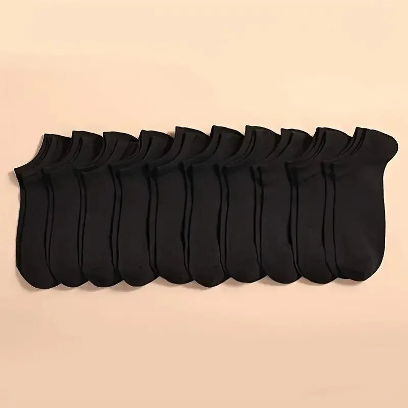 Unisex Casual Boat Socks | Thin, Breathable & Comfy | Anti-Odor, Sweat-Absorbing | Low Cut Ankle Socks for Men & Women