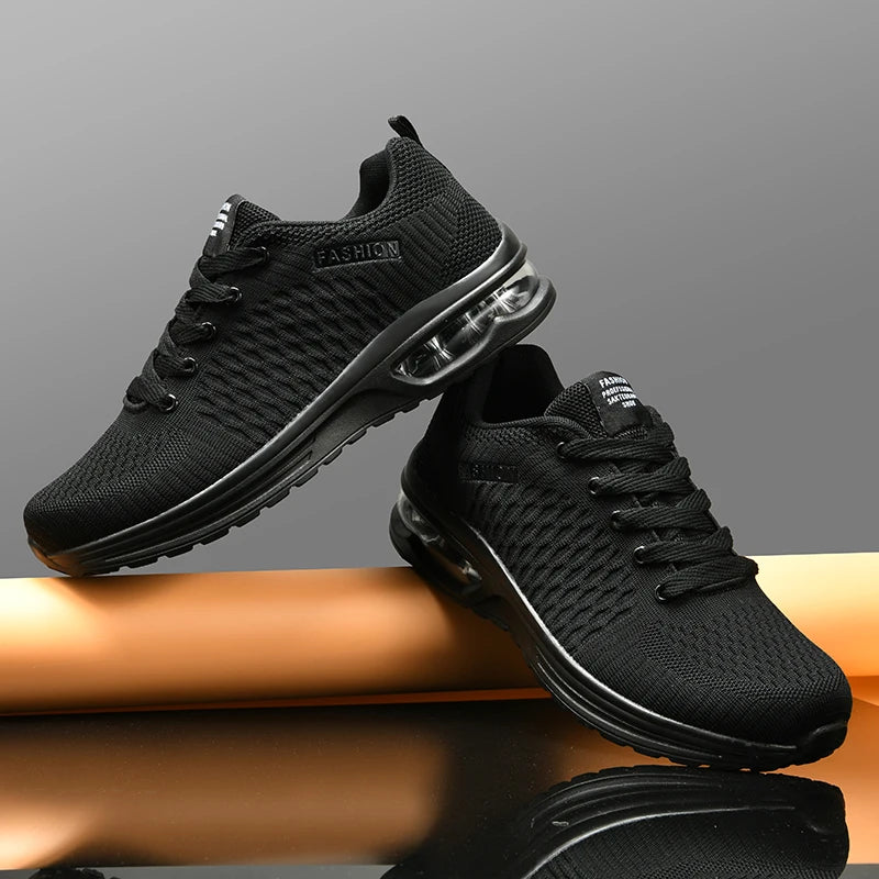 Male Sneakers 2025 New Sports Casual Fashion Breathable Men's Shoes Light Running Sneakers Comfort Large Size Mens Running Shoe