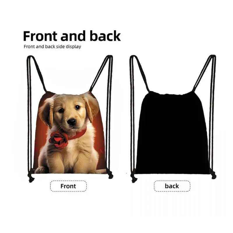 Child Printed Drawstring for s Football L-LionelS M-MessiS Shopping Bag Men Women Football Sports Gym Storage Yoga Backpack