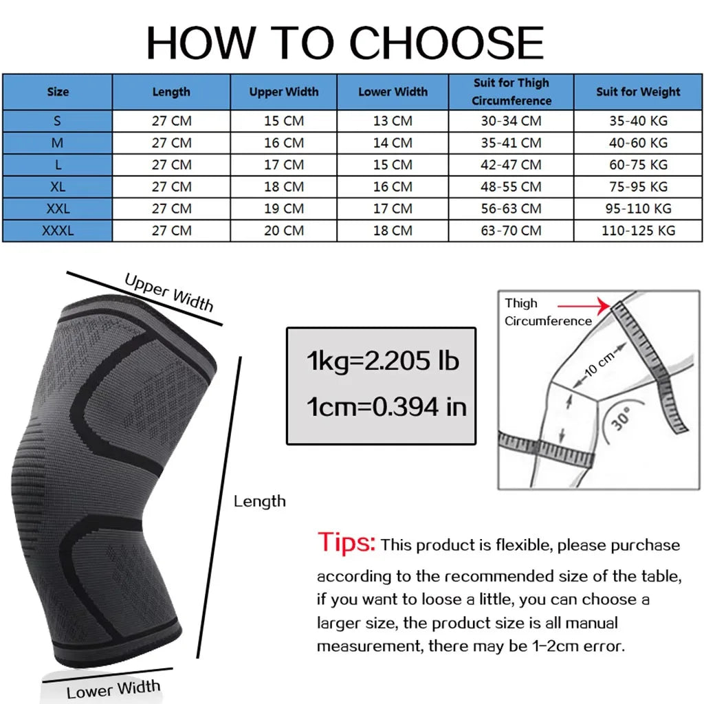 AOLIKES 1PCS Compression Knee Brace for Women Running Knee Pain, Knee Support Compression Sleeve, Workout Sports Knee Brace