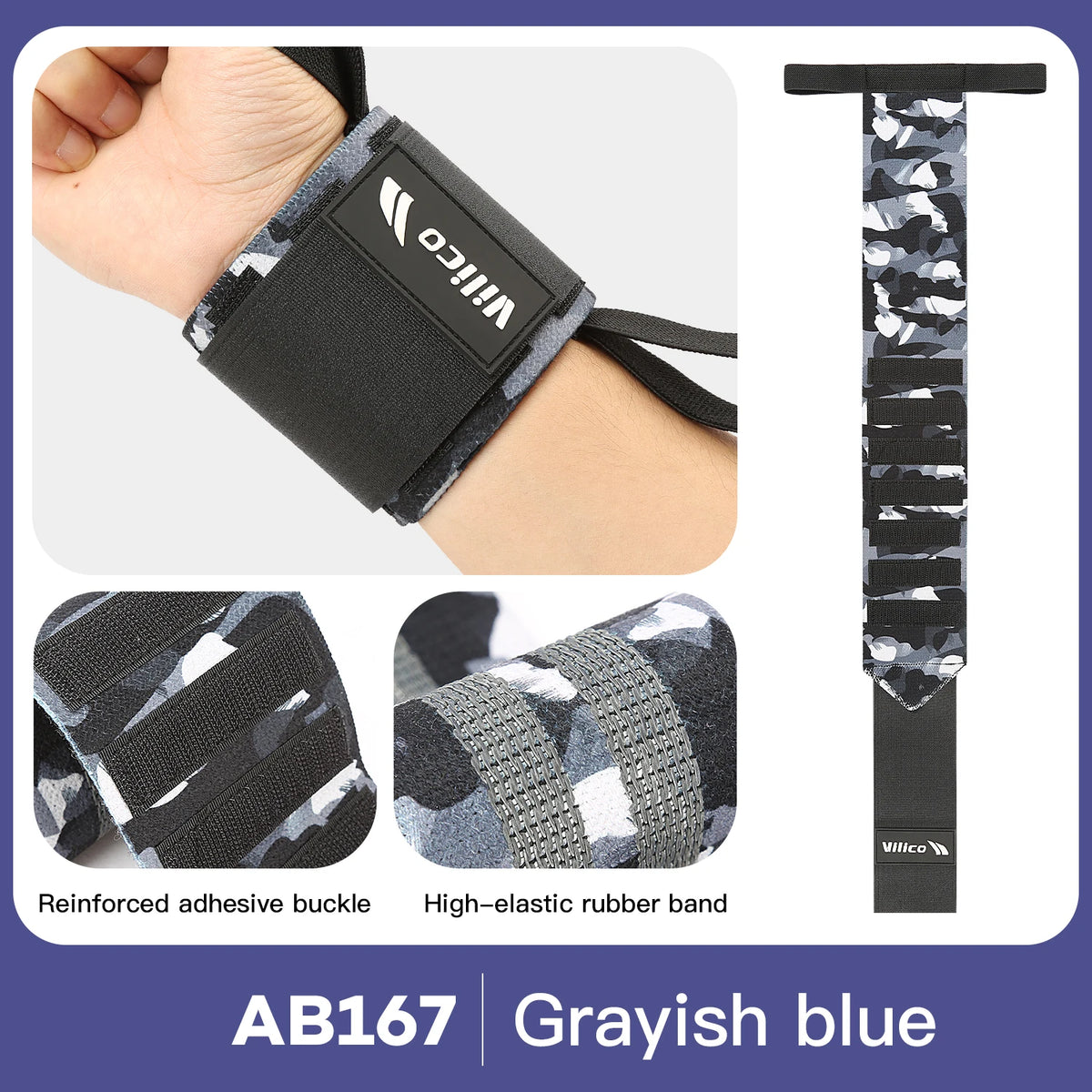 Weight Lifting Wristband Elastic Breathable Wrist Wraps Bandage Gym Fitness Weightlifting Powerlifting Wrist Brace Support Strap