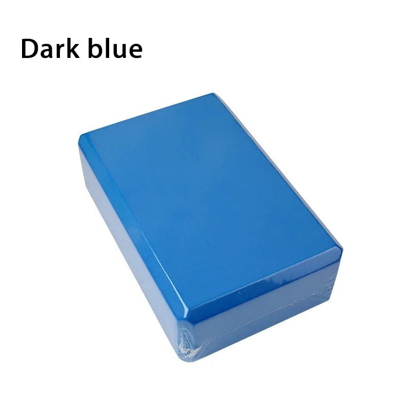 Yoga Blocks Gym Foam Brick Pilates Stretching Body Shaping Building Cubes High Density Foam Blocks Solid Color Balance Blocks
