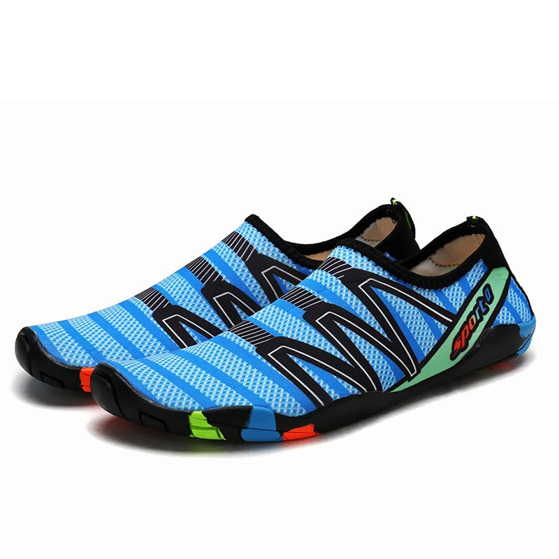 New Unisex Lager Size Unisex Outdoor Aqua Shoes Couples Vacation Beach Barefoot Swimming Shoes Indoor Fitness Gym Shoes35-46#