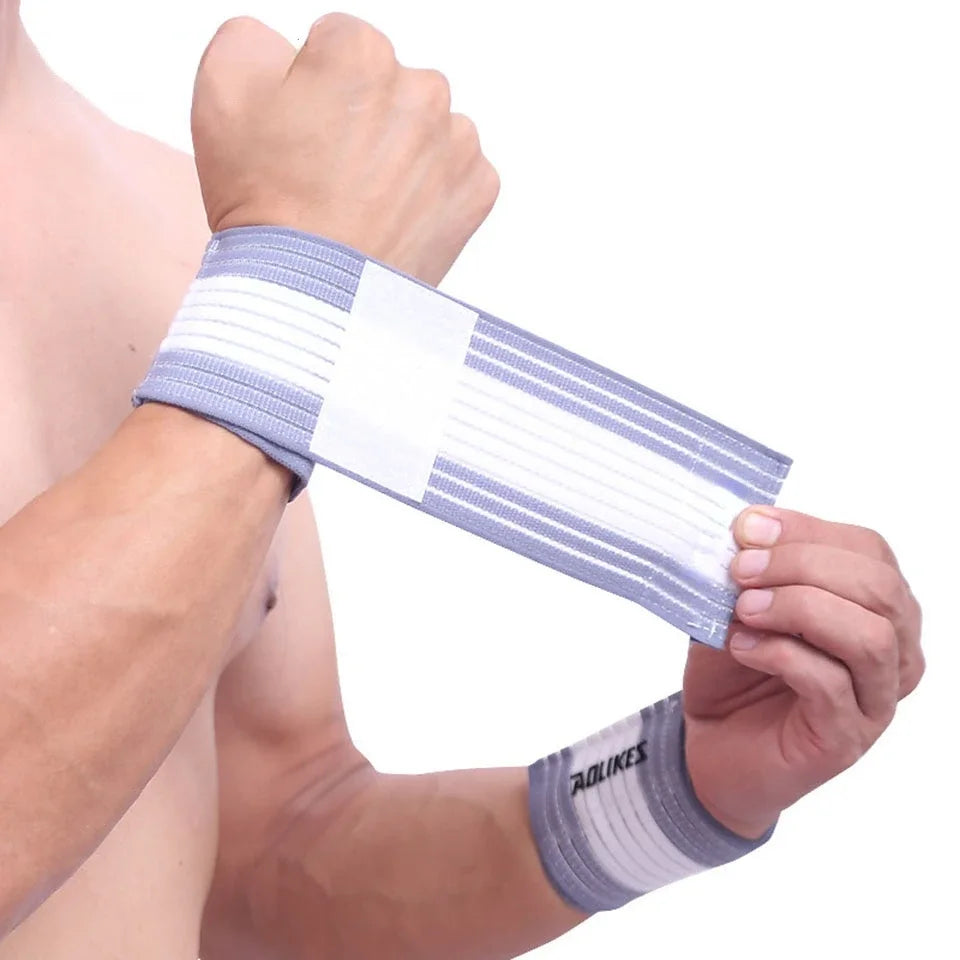 Gym Support Wrist Brace Wrap carpal tunnel Cotton Elastic Bandage Hand Sport Wristband wristband dispenser wristbands 1PCS