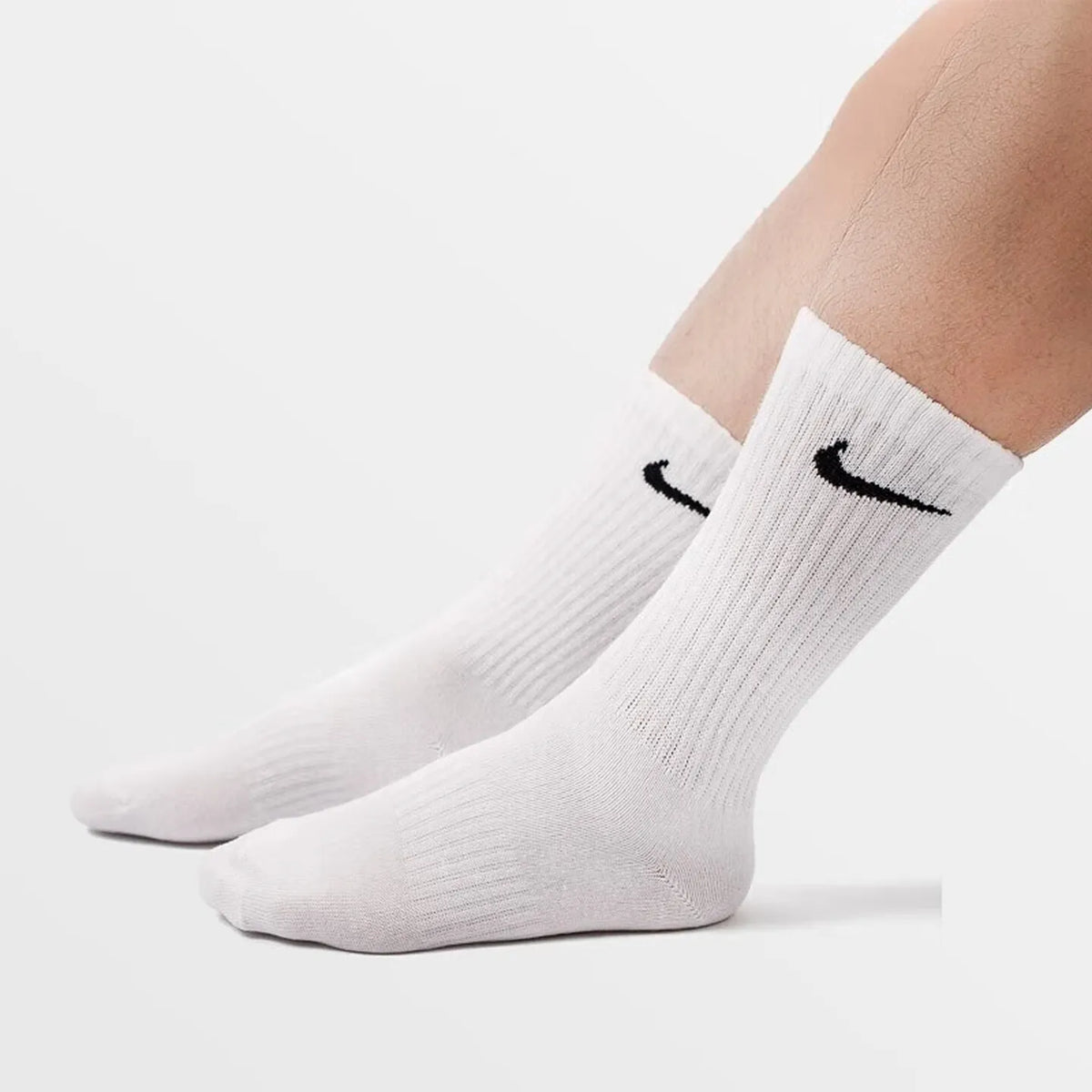 Nike Unisex Breathable Comfort Couple Socks 3-Pair Pack Basketball Sports Socks 3-Pair Pack SX7676-100