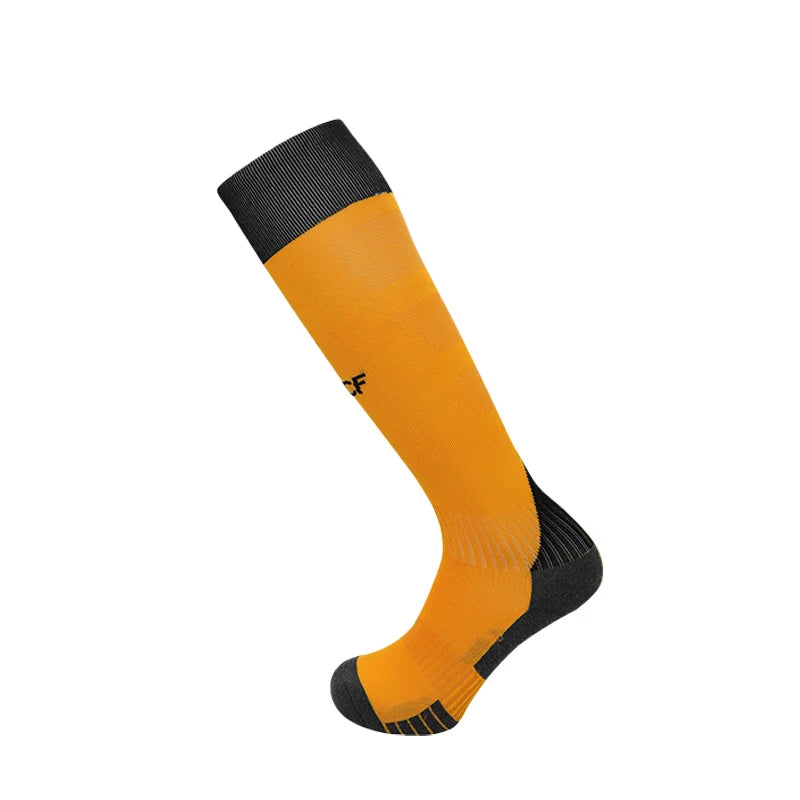 24-25 Season European Football Club Styles Children Adults Soccer Socks Boys Kid's Long Knee High Towel Bottom Sports Sock