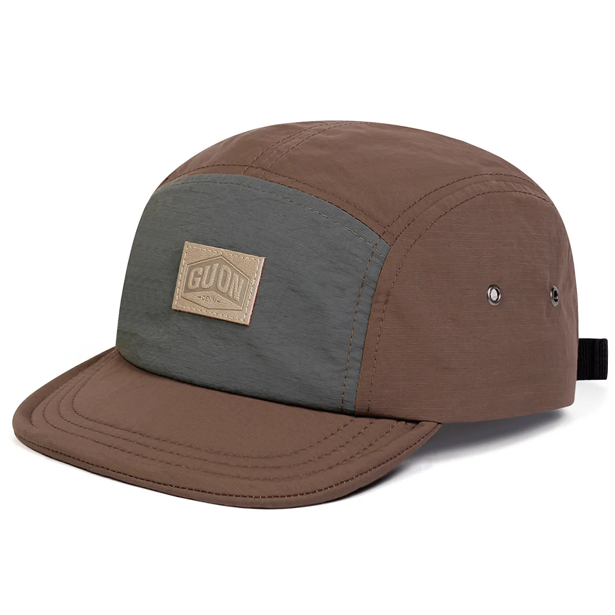1pc Summer Thin Breathable Quick-drying Baseball Caps for Men Outdoor Adventures Sun Protection Short Brim 5-flap Sports Caps