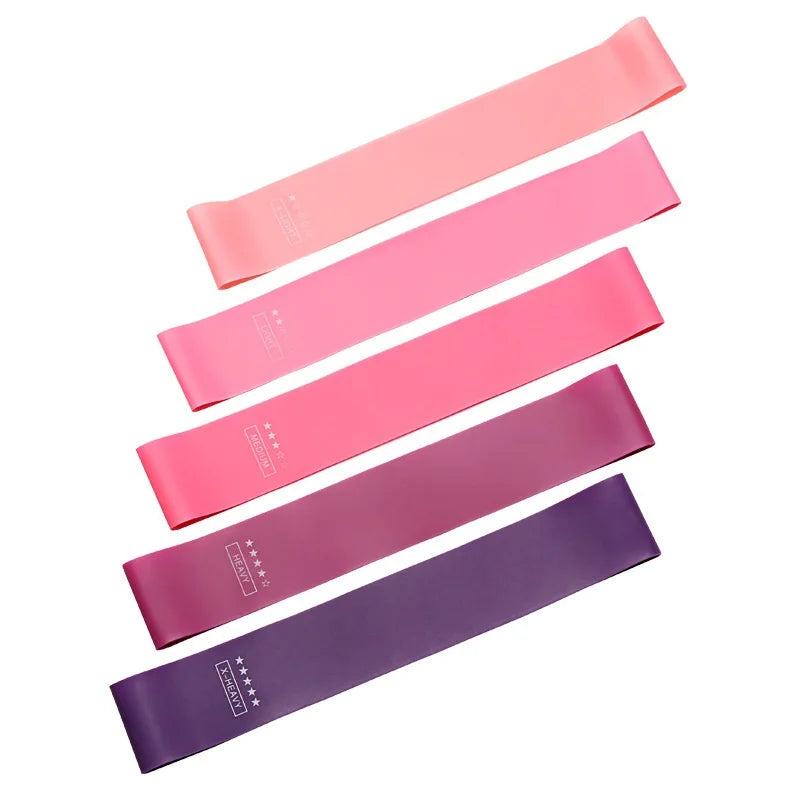 5PCS Fitness Resistance Rubber Bands Elastic Pull-up Bands for Training Pulling Up Exercise Leagues LLD04