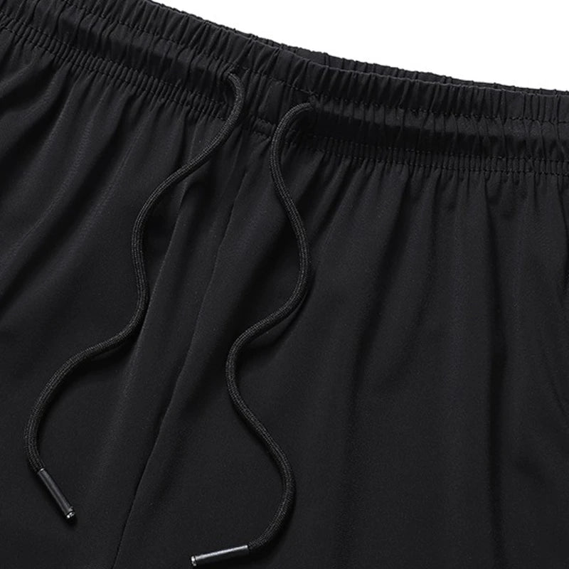Plus Size Men's Shorts Summer Knee Length Baggy Sweatpants Fitness Male Casual Breathable Quick-drying Jogger Basketball Shorts
