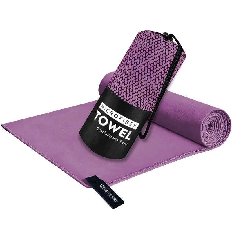 Sandproof Microfiber Fast-Drying Towel Lightweight Portable Swim Yoga Gym Beach Travel Sports Essentials