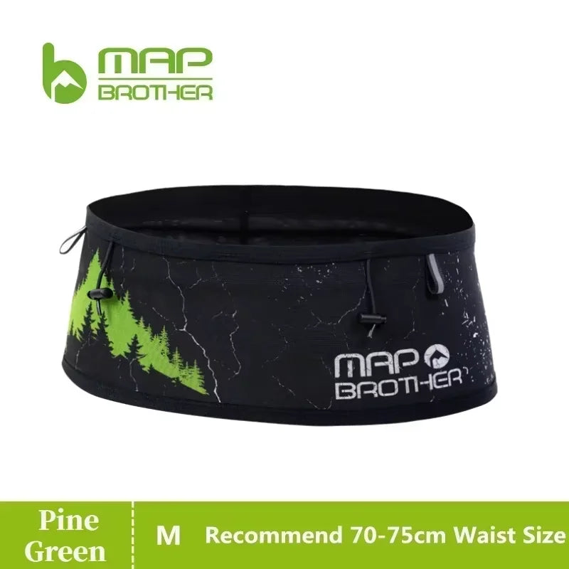 MAP BROTHER W1002 Upgrade Running Belt Waist Pack Travel Money Bag Trail Marathon Gym Workout Fitness Mobile Phone Holder Bag