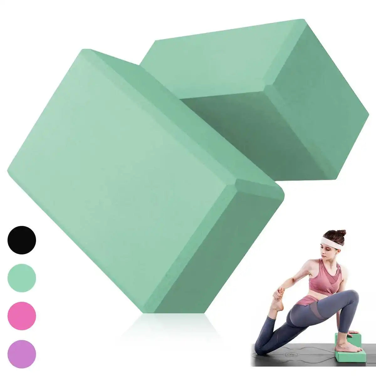 Premium Yoga Brick Gym Blocks with High Density EVA Foam Ideal for Children's Dance Training Adults' Yoga Practice