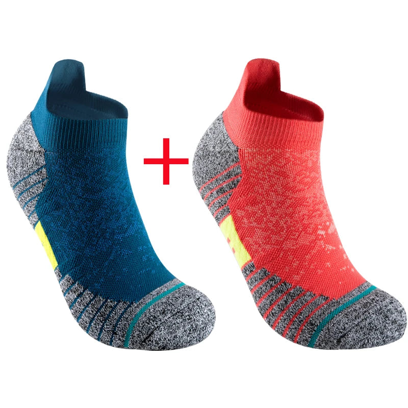 2 Pairs Bike Socks Men Nurse Compression Cycling For Women Mtb Guard Socks Stockings Sport Grip Barre Socks Invisible socks