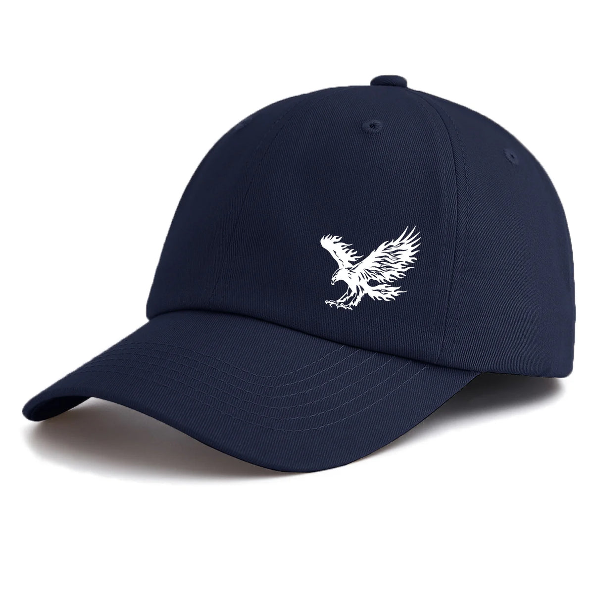 1pc EAGLE Print Baseball Cap for Adults, Minimalist Retro Style Casual Soft Adjustable Dad Hat, Perfect As Gift