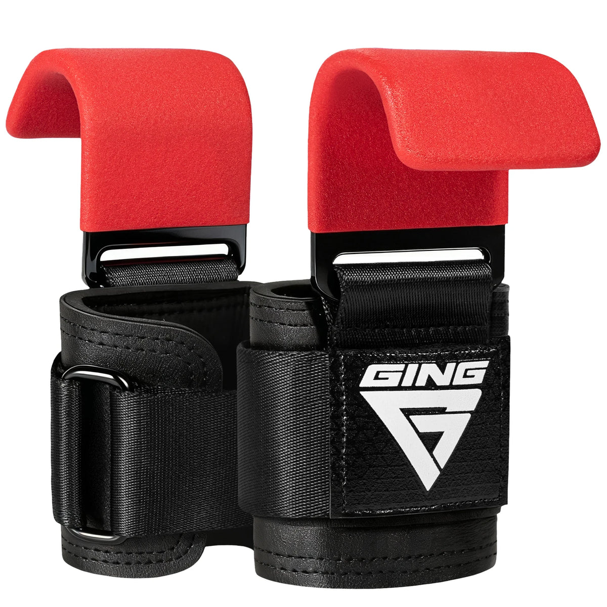 Weight Lifting Hook Grips with Wrist Wraps Gym Hand-Bar Wrist Strap Fitness Hook Weight Strap Pull-Ups Power Lifting Gloves