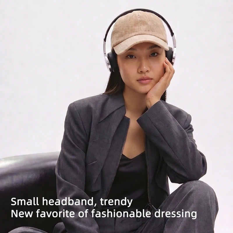 New Retro Compact Over-Ear Bluetooth Headphones Perfect for Photos with Wireless Bluetooth Headphones in Macaron Colors