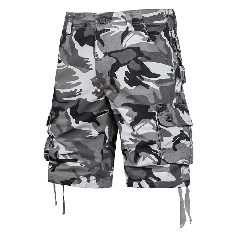 Loose Camouflage Beach Five Pants Men's Summer Cotton Thin Section In The Pants Summer Work Casual Shorts