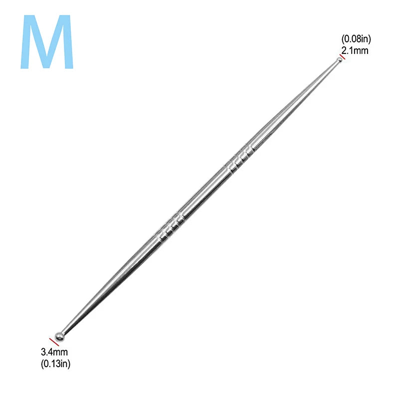 S/M/L Acupuncture Pen Stainless Steel Manual Acupuncture Pen Trigger Point Massager Deep Tissue Massage For Body Face Massage