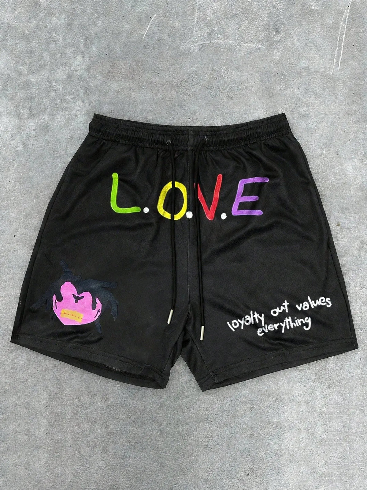 2026 Summer New Style Men's Shorts with 3D Letter Pattern Print Street Casual Fashion Comfortable Breathable Lightweight