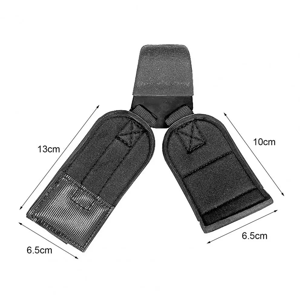 Leather Weight Lifting Hook Gym Fitness Weightlifting Non-slip Heavy Duty Steel Strong Load Capacity Wrist Strap Hook Pull-up