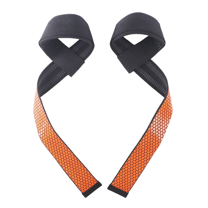 Silica Gel Non-Slip Lifting Straps for Weightlifting, Gym Non-Slip Powerlifting Straps, Strength Training Belts