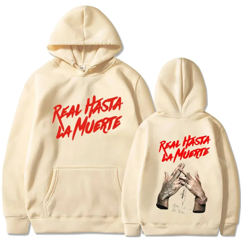 New Rapper Anuel AA Printed Hoodies Men Woman Fashion Hoodie Singer Graphic Printing Sweatshirts for Fans Fleece Streetwear