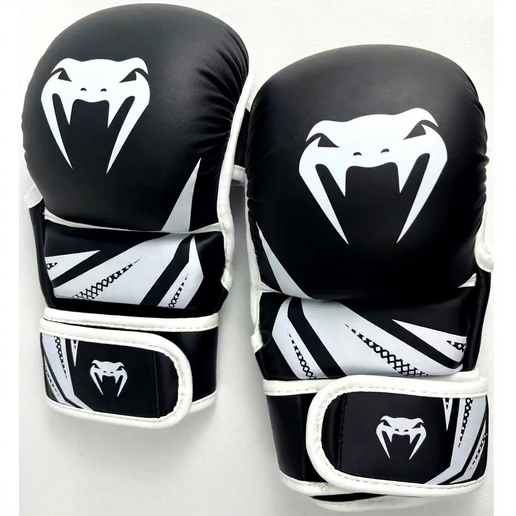 MMA Half-Finger Fighting Boxing Gloves Thickened Sanda Free Fighting Mixed Martial Arts Training Half-finger Boxing Gloves