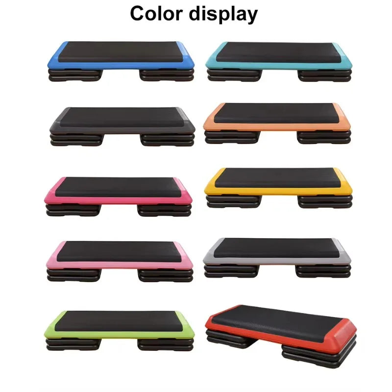 Non‑Slip ABS Aerobic Step Platform Indoor Outdoor Gym Fitness Exercise Pedal Board