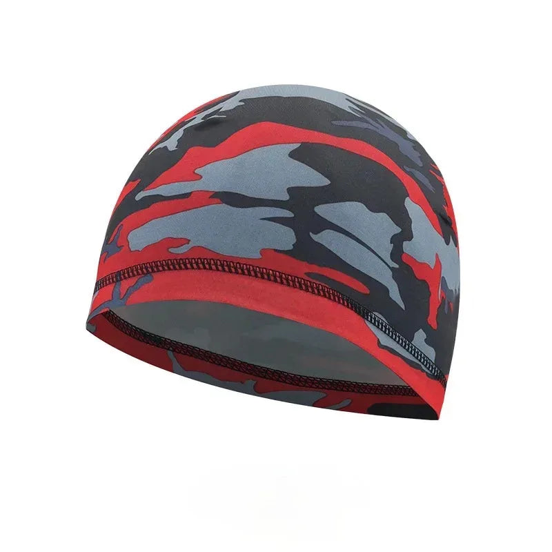 1/3pcs Skull Cap UV Protection Ice Silk Helmet Liner Men Women Hat Workout Quick Dry Motorcycle Cycling Running Stretchy Beanie