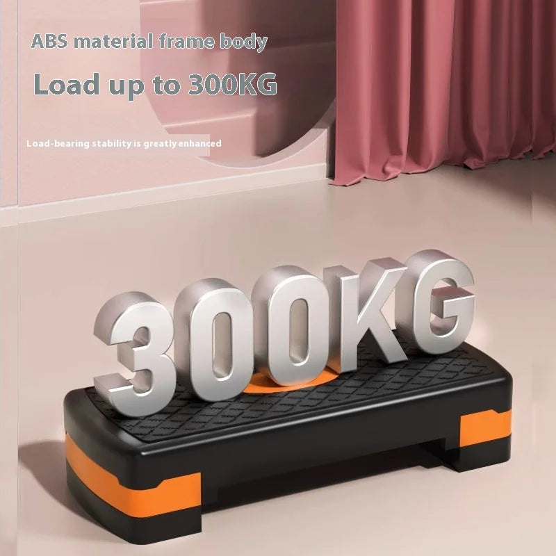 Home Fitness Stepper Pedal Aerobic step board Rhythm Aerobic Exercise with Non-Slip Yoga Jump Adjustable Height